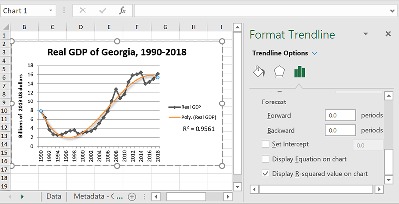 Excel R Squared
