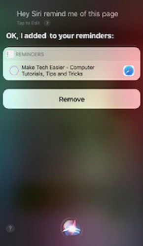 Iphone Siri Reminder Iphone Siri Reminder Hidden iPhone Feature