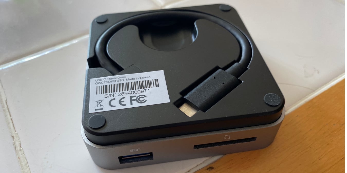 Owc Usb C Travel Dock Review Cable Management