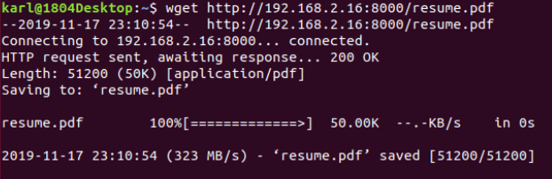 Python Http Transfer Wget