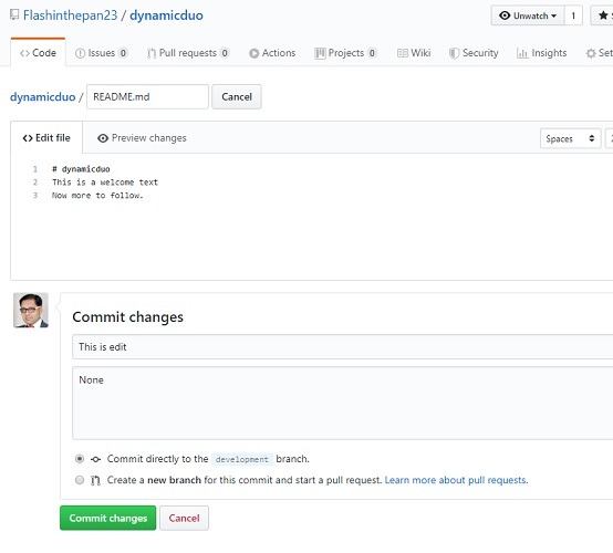 Commit Changes Github Commit Changes Github