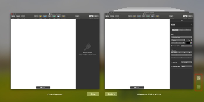 Delete Previous Versions Browse Previous Versions