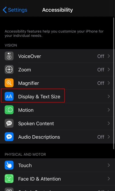 Disable Auto Brightness Ios Display