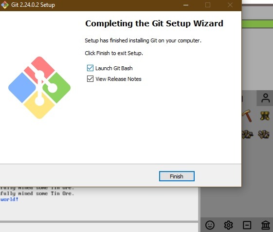 Git Setup Completed Git Setup Completed