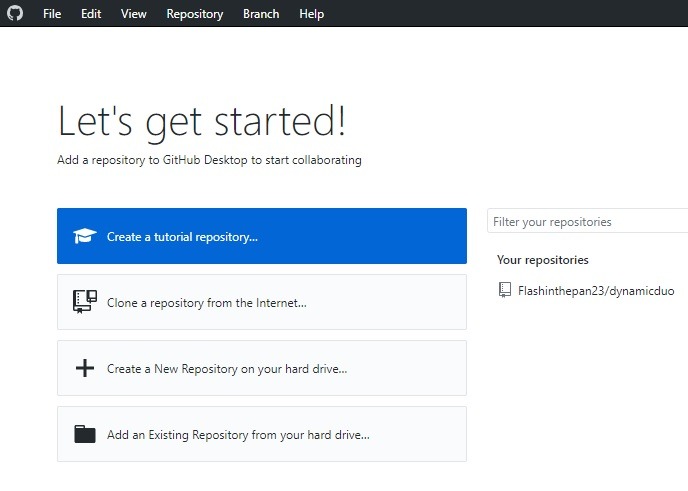 Github Desktop Installed Github Desktop Installed