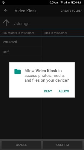 Kiosk Mode Permissions Fully Video Kiosk App