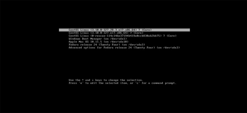 Linux Boot Process Grub2 Screenshot Linux Boot Process Grub2