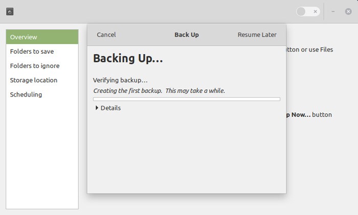 Linux Time Machine Alternatives D&eacute;j&agrave; Dup