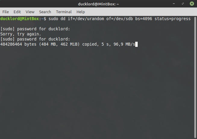 Linux Wipe Hdd Dd Urandom