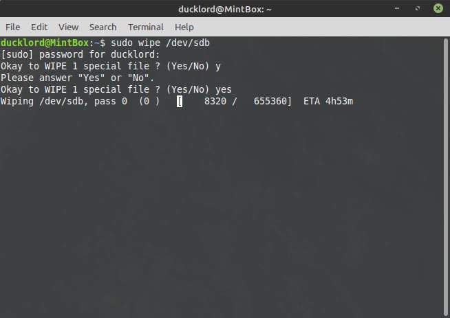 Linux Wipe Hdd Wipe