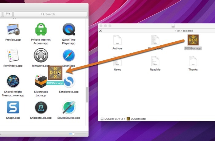 Dosbox Copy Application To Folder