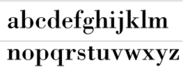 Font Bodoni