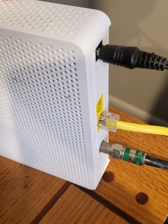 Network Reboot Modem Back