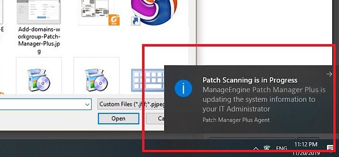Patch Manager Plus In Progress