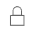 Security Padlock Edge Icon