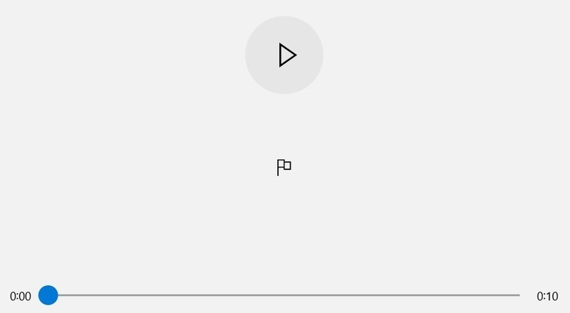 Windows Audio Recorder Button