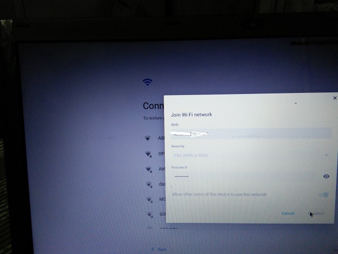 Chromiumos With Chromx Connecting To Wi Fi