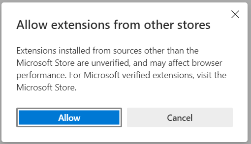 Edge Vs Chrome Allow Extensions