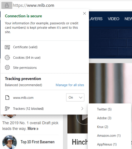 Edge Vs Chrome Trackers Blocked