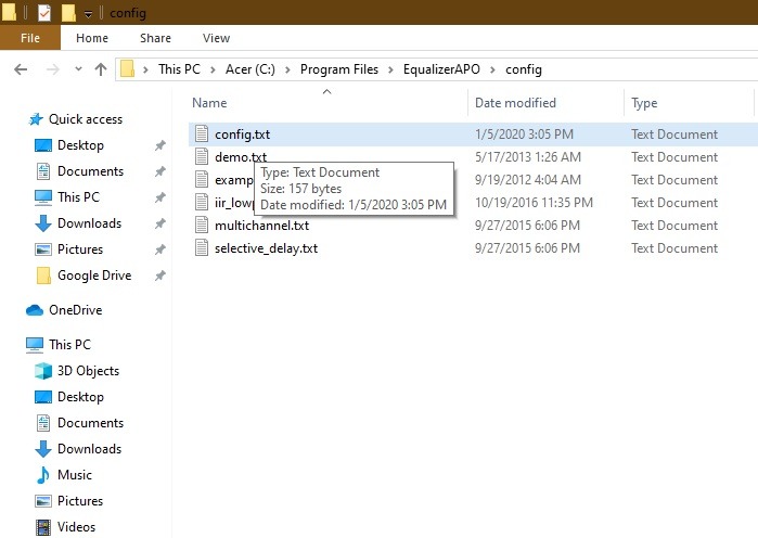 Equalizerapo Config File