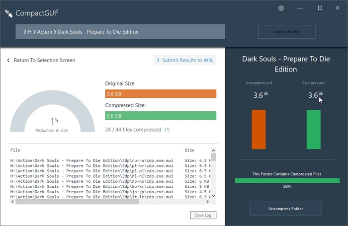 Extend Hdd With Compactgui Analysis
