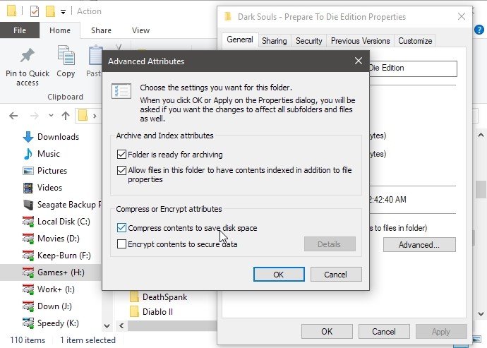 Extend Hdd With Compactgui Compress Folder Contents