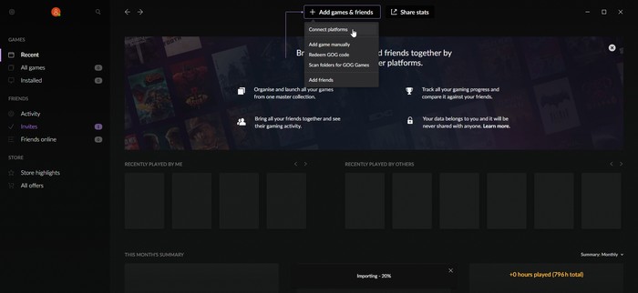 Gog Galaxy 2 Multiplatform Gaming Add Content