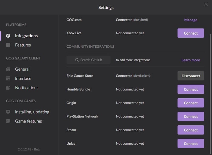 Gog Galaxy 2 Multiplatform Gaming Disconnect