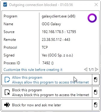 Gog Galaxy 2 Multiplatform Gaming Firewall