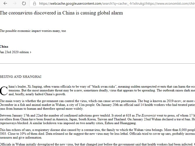 Google Specific Site Cached Site