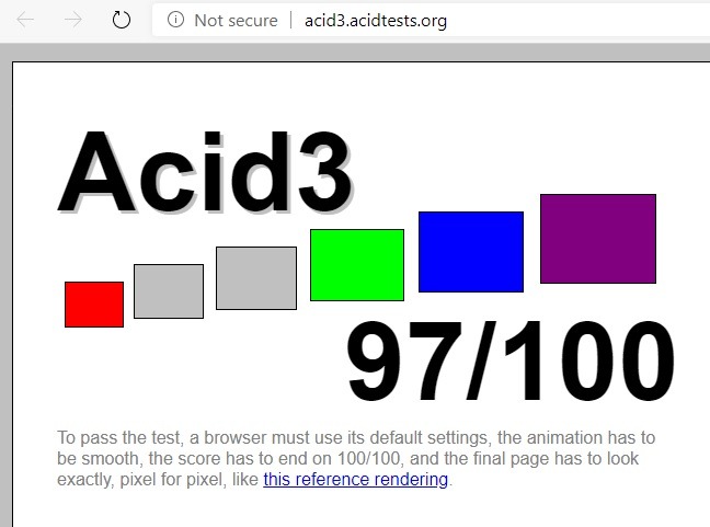 Hands On Microsoft Edge Acid Test