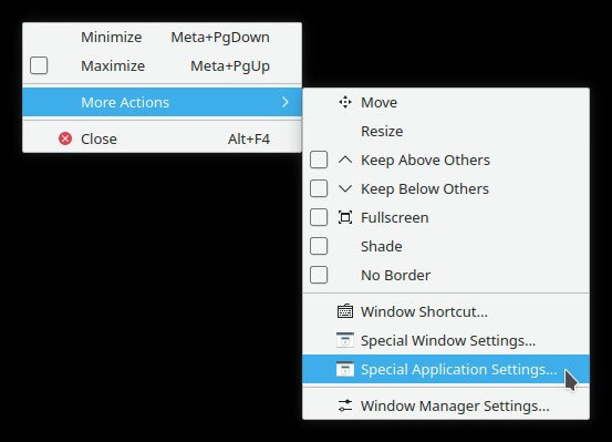 Konsole Wallpaper Placement