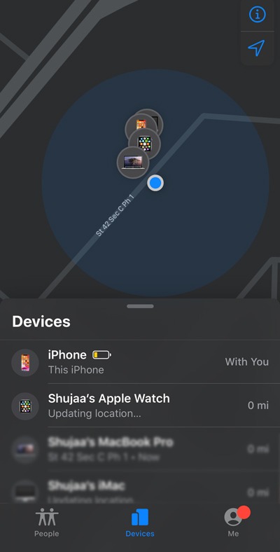 Locate Apple Watch Devices