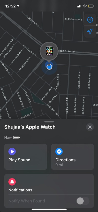 Locate Apple Watch Find My App Locate 
