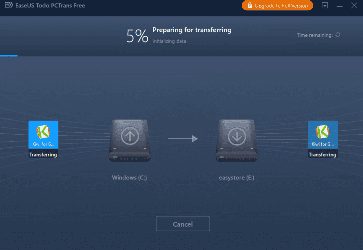 Moving Windows Programs Pctrans Transferring File
