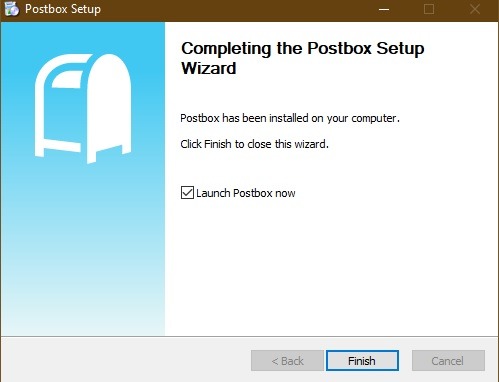 Postbox Email Client Installation Wizard