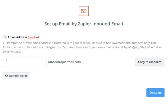 Postbox Email Client Zapier Inbound Email