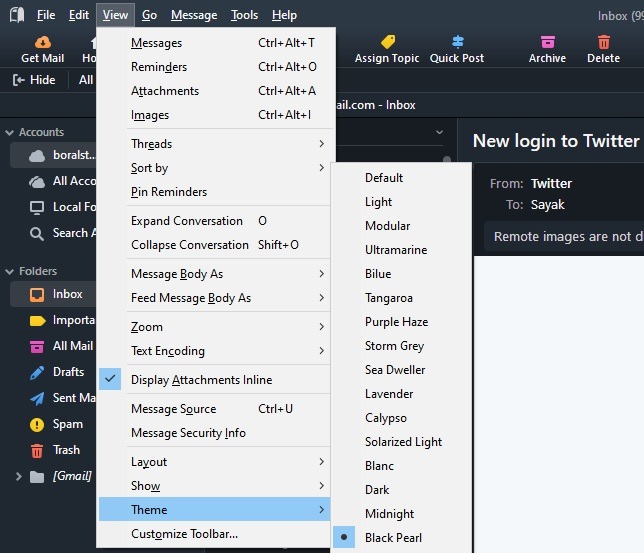 Postbox User Interface