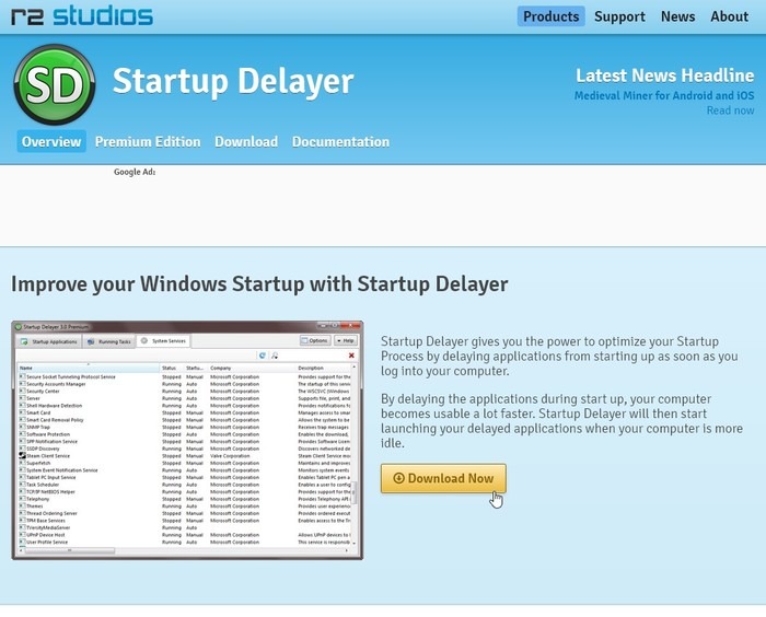 Startup Delayer Optimize Login Site