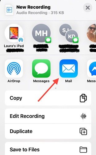 Voice Notes Iphone Mail