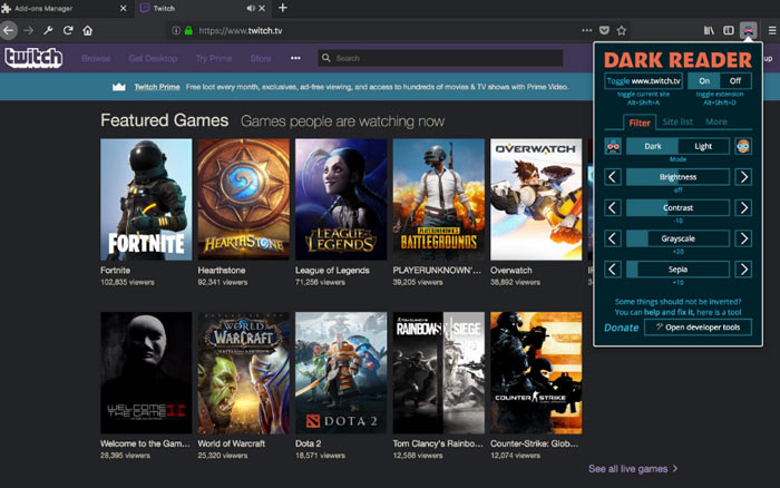 Best Firefox Extensions Dark Reader Best Firefox Extensions Dark Reader