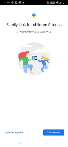 Google Family Link Device Select