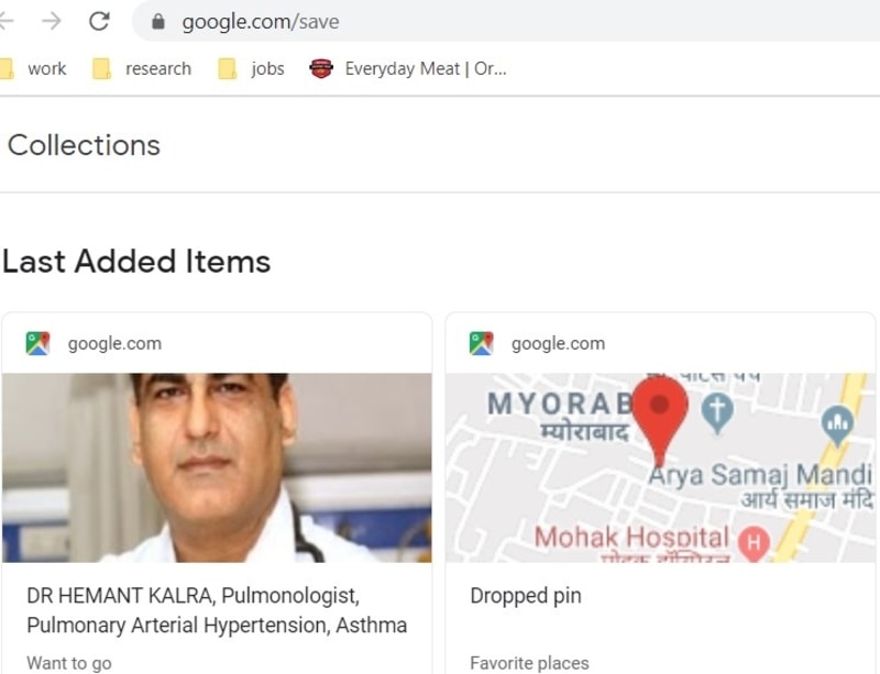 Google Watchlist Bookmarks