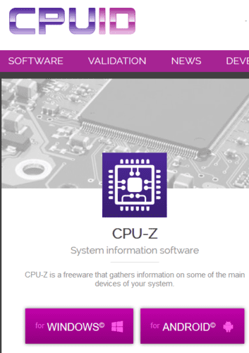 Graphics Card Identification Cpu Z For Windows