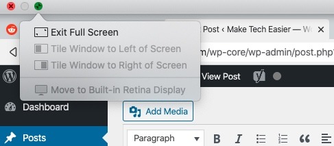 How To Snap Split Screen Macos Exit Split Screen