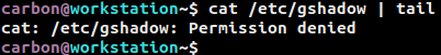 /etc/gshadow permission denied