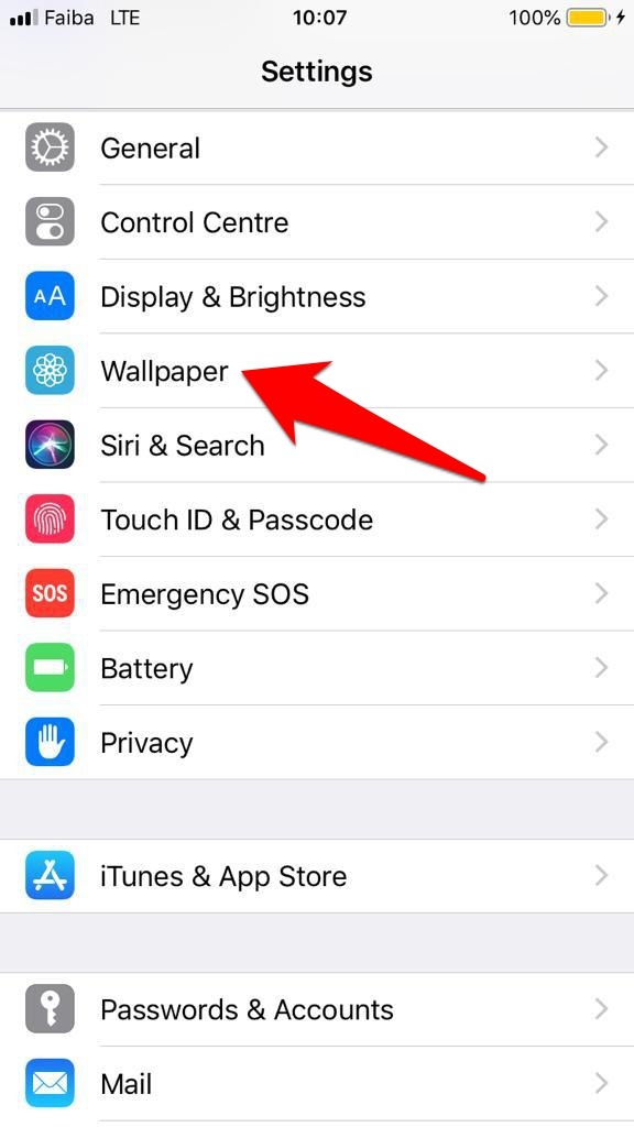 Set Live Wallpaper Iphone Home Settings