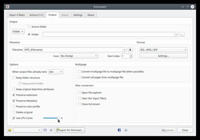 Xnconvert Batch Convert Cpu Cores
