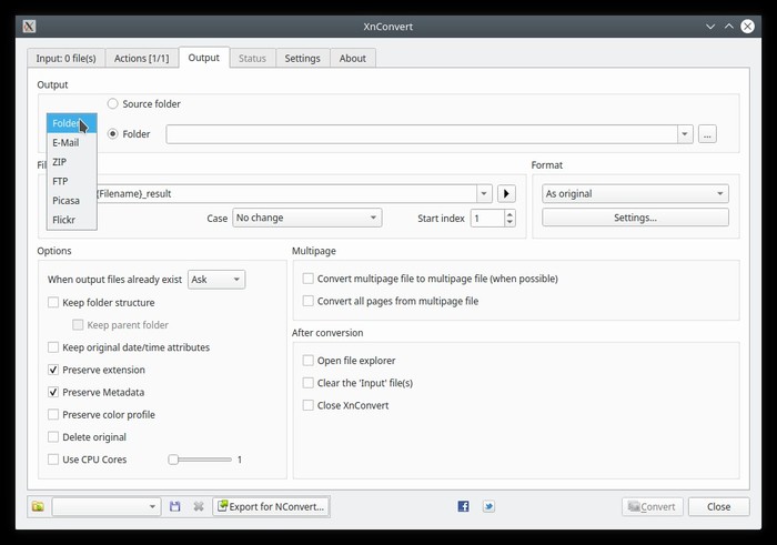 Xnconvert Batch Convert Output Location