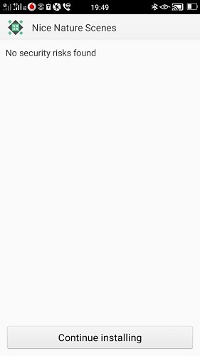 Appsgeyser No Security Risks Warning